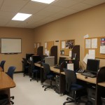 Inside of the law enforcement center built with LiteForm.